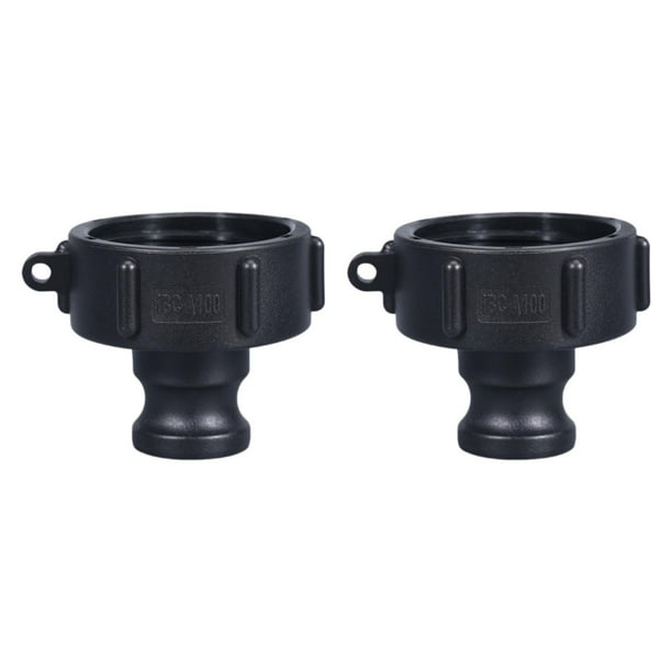 Adaptador de contenedor IBC, conector rápido de rosca fina y gruesa, ranura de leva, contenedor IBC TIPO 100