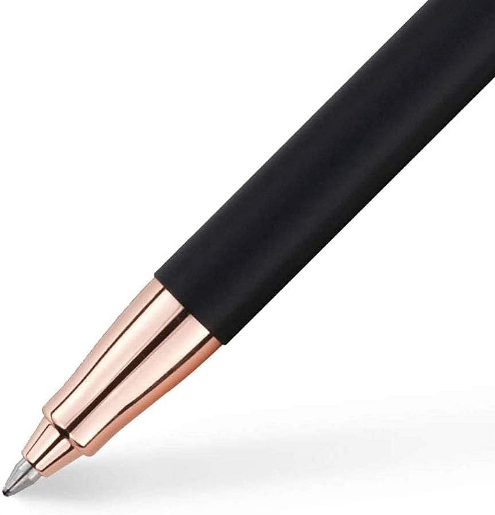 Faber-Castell Neo Slim Metal Black Rose Gold Ballpoint Pen
