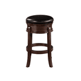 thumbnail image 2 of Boraam Hamilton Bar Height Backless Swivel Wood Barstool - Cappuccino Finish, 2 of 4