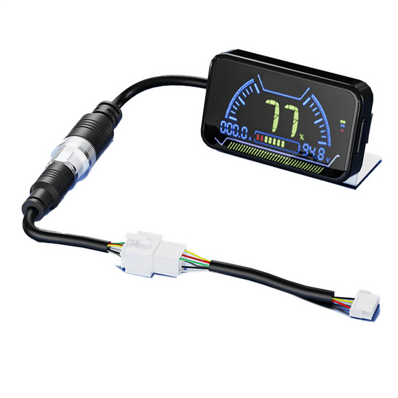 Accessoire BMS Écran d'Affichage LCD 2 Pouces avec Moniteur à Commutateur Actif pour JK Smart BMS, 1 x Écran d'Affichage, Noir