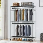 Better Homes & Gardens 2 Tier Garment Rack with 3 Drawer Closet ...