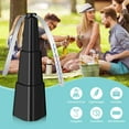 thumbnail image 3 of Fly Fans for Tables, Fly Fan Outdoor Indoor Keep Flies Away, Table Top Fly Fan Fly Spinner with Holographic Blades, Fly Deterrent for Picnic, Restaurant, Party, Home, BBQ (4 Pack), 3 of 8