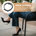 thumbnail image 6 of OFFIGAM Detachable High-Grade Black Heel Straps for High Heels, 2 Pairs Comfortable and Replacement, 6 of 8