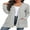05-C-Light Gray, variant on Women's Cardigan Open Front Lightweight Cardigan Long Sleeve Sweater Cardigans with Pockets Light Gray L
