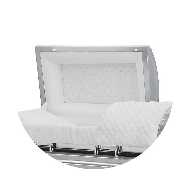 帽子 CALEE CASKET QA2 Ivory Gold Metal Casket - Batesville