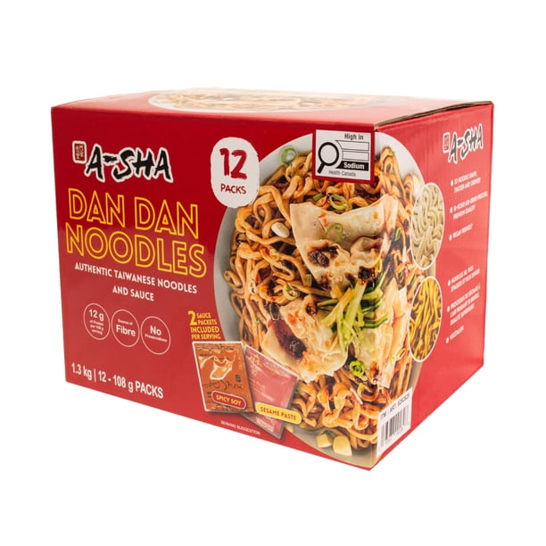 A-Sha Meteor Dan Dan Noodle with AIS1 Spicy Soy Sauce and