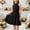Black, variant on OGLCCG Girls Halter Neck Sleeveless Dress Casual Smocked High Waist Ruffle Layered Midi Dress Flowy Summer Dress for Teens 5-14 Years