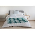 thumbnail image 3 of Simply Daisy 60" x 80" Pineapple Pattern Fleece Throw Blanket, Ocean Teal, 3 of 4