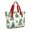 White Christmas Watercolor, variant on Tote Bag for Women - Beige Christmas Character Pattern Shoulder Bag - Large Utility Work Duffle Bag with Zipper Handbag for Travel, Work, Sprots