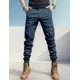 thumbnail image 1 of Pantalones Cargo Para Hombre Joggers Elegantes E Informales,Azul,L(34), 1 of 9