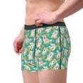 thumbnail image 4 of Daiia SHIBA WITH FLORAL Men's Underwear Boxer Briefs, Cotton Stretch Moisture-Wicking Underwear-Large, 4 of 9