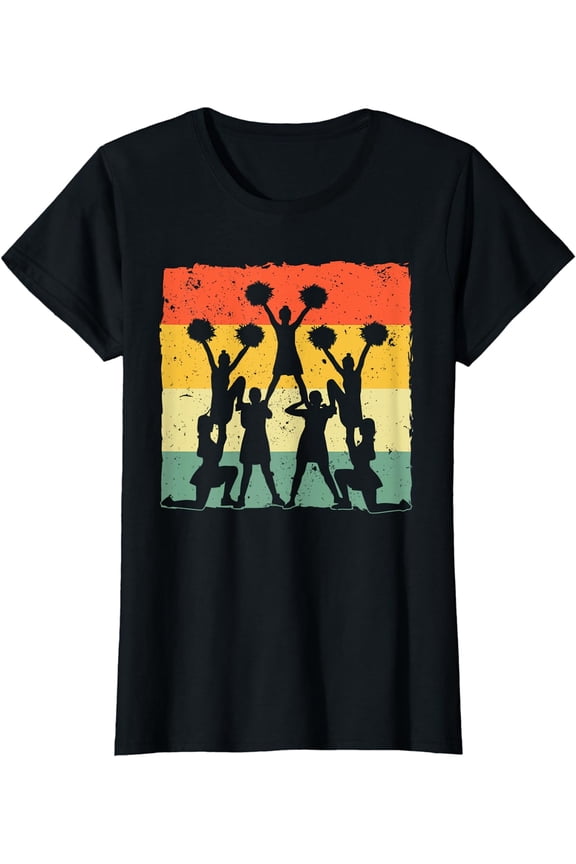 Cool Cheerleader Art Cheerleading Cheer Squad Team T-Shirt