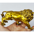 thumbnail image 2 of Classic Pure Copper Africa Lion Evil Foo Dog Lion Sculpture Artwork South Africa Sculpture Male Lion Cougar Animal Bronze Copper Statue, 2 of 5