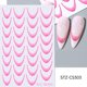 thumbnail image 4 of Pegatinas para uñas con forma de línea de sonrisa de dopamina, autoadhesivas, para decoración de uñas DIY, 4 of 6
