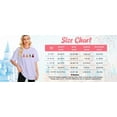 thumbnail image 7 of ALLTB Magical Shirt for Women Cute Embroidered Princess Dress Graphic Oversized T Shirt Women Family Holiday Vacation Tee Tops, 7 of 7