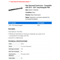 thumbnail image 2 of Rear Rearward Control Arm - Compatible with 2015 - 2021 Jeep Renegade FWD 2016 2017 2018 2019 2020, 2 of 2
