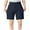 Navy, variant on Mlzmgr Golf Shorts for Men 5 Inch Inseam with Pockets Business Casual Shorts for Men Solid Color