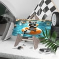 thumbnail image 3 of 1 Pcs 2D Flat License Plate Covers & Frames, Raccoon Relaxing For Decorative Front, Waterproof For Decoration Aluminum License Plate Covers & Frames Cover For Men Women, 12" X 6", 3 of 6