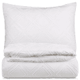 thumbnail image 1 of Bouclair Blanc Obra - Ensemble de Housse de Couette Double, 1 of 10
