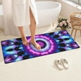 thumbnail image 4 of Colorful Tie Dye Mandala Pattern Bathroom Rugs Mat,Non Slip Microfiber Bathroom Rug,Rubber Backing,Soft Bathroom Mats for Bathroom Floor,Tub and Shower,60x24in(150x60cm), 4 of 5