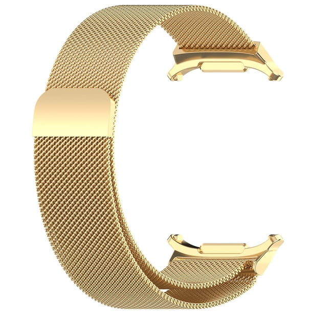 Mira La Pulsera Correa Metal Banda Magnética Milanesa Sin Malla Transpirable Cómodo para Watch 7 Ultra 47 Mm Cortilla