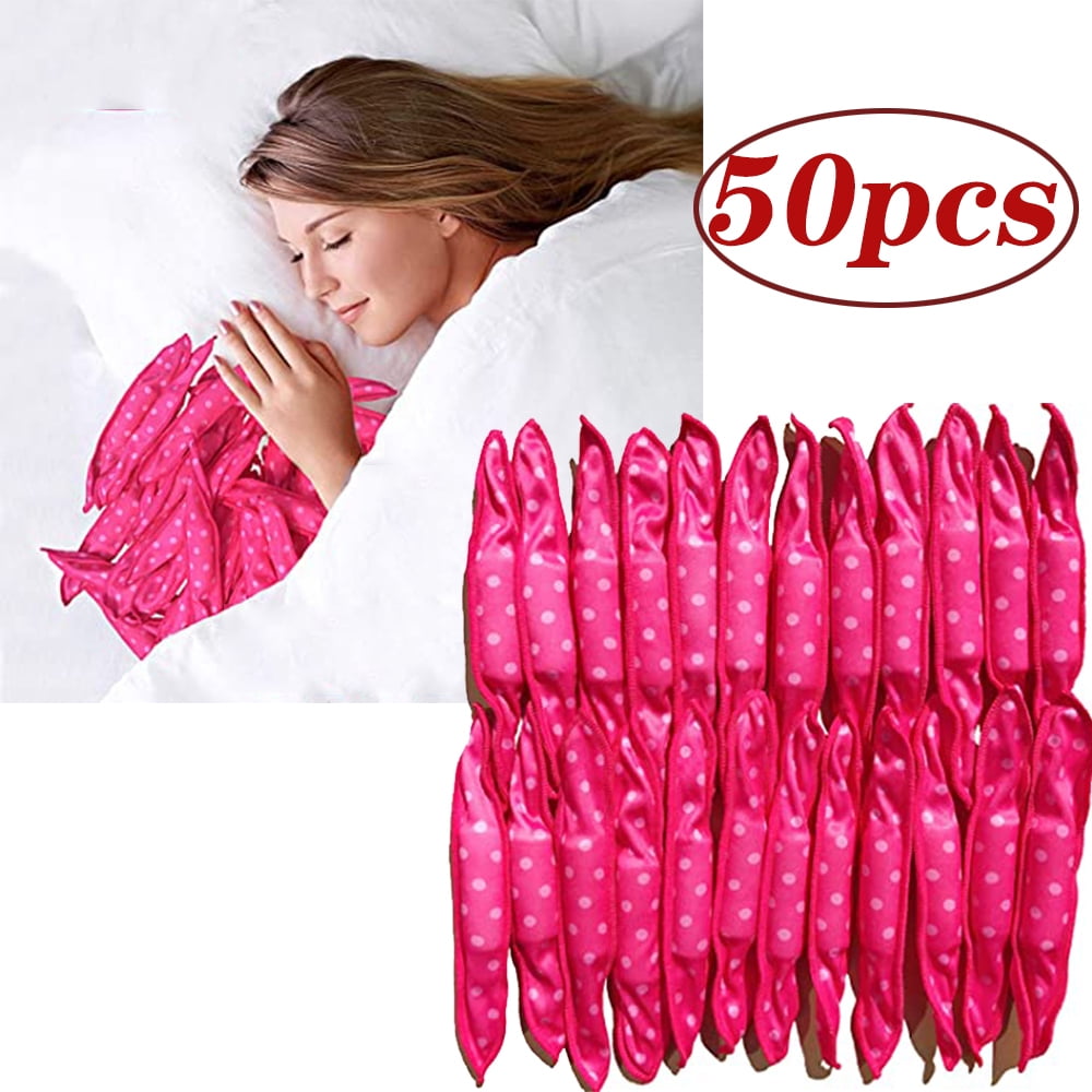 Dicasser Soft Overnight Hair Rollers Heatless Sleep In Hair Curlers For Thick Hair Large Cloth