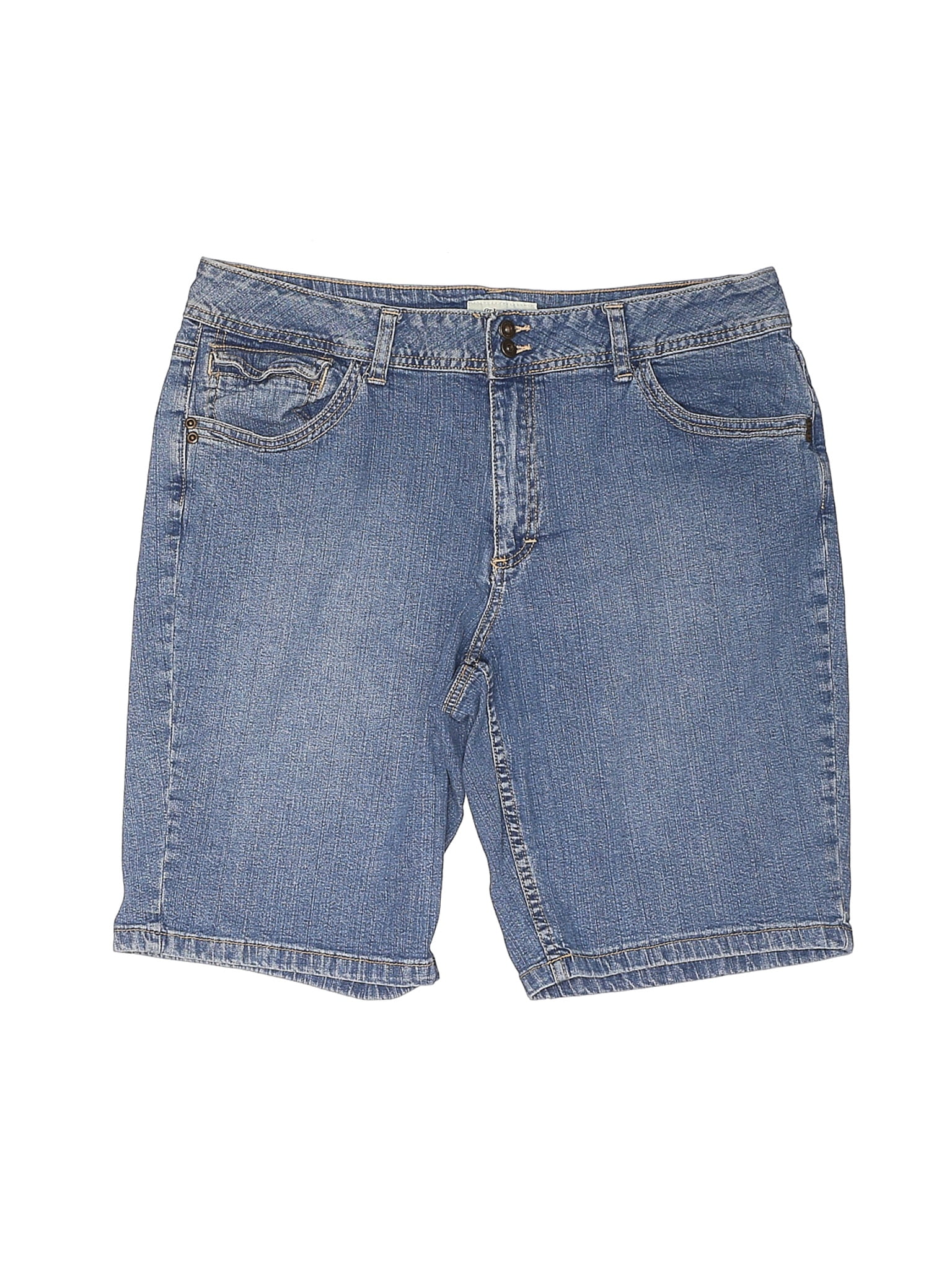 st john's bay womens jean shorts