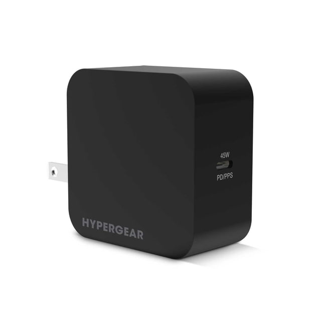 Cargador rapido AC HYPERGEAR USB-C PD 45W PPS universal