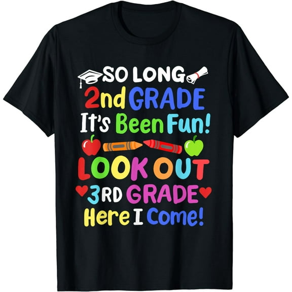 So Long 2nd Grade Happy Last Day of School Class of 2024 T-Shirt