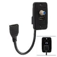 thumbnail image 2 of Conector de Cable de TV RecPro HDMI Coaxial Negro, 2 of 3