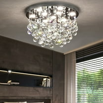 Miumaeov Luxury K9 Crystal Pendant Light Raindrop Ceiling Lamp Chandelier Lighting Fixture
