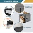 thumbnail image 5 of PETSFIT Soft Sided Dog Crate, Chewproof Design Breathable & Collapsible Dog Kennel, Indoor and Outdoor Use with Thicken Mat Grey, 5 of 8
