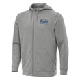 thumbnail image 2 of Men's Antigua Gray NASCAR Chicago Street Race Effortless Full-Zip Hoodie Jacket, 2 of 3