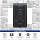 thumbnail image 2 of No Break Inteligente CDP R-Smart1210 UPS 1200VA/720W Respaldo 10-30min AVR Supresor de Picos 10 Salidas RJ45, 2 of 4