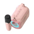 thumbnail image 1 of Portable Bluetooth Karaoke Machine With 2 Wireless Microphones 5.25 Inch Speakers 200W Peak Power LED Lights Built In Battery For Home Party Wedding, 1 of 3