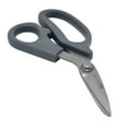 thumbnail image 6 of Clauss Titanium Ultraflex Shear Scissors, 7", Bent, Gardening, Gray, 1-Count, 6 of 9