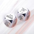 thumbnail image 6 of Gift for Women Men - Food Decision Dice Stainless Steel Food Decision Dice 11th Anniversary Steel Gifts for Him Her Couple Girlfriend Boyfriend Husband Wife Christmas Stocking Stuffers White Elephant, 6 of 6