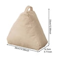 thumbnail image 3 of Triangle Pillow, Soft Throw Pillow Stuffed Cushion, Floor Seating Seat Pad Cushion for Sofa Chair Couch/Bedroom Decoration, 3 of 7