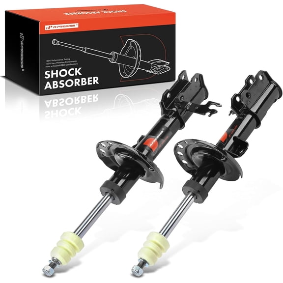 A-Premium Front Pair (2) Strut Assembly Compatible with Saab 9-3 2003-2008, Driver and Passenger Side