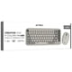 thumbnail image 5 of Kit Teclado y Mouse ACTECK CREATOR CHIC K-COLORS MK480 Inalambrico USB 2.4 MHz, 5 of 5