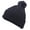 Navy, variant on Cable Knit Pom-Pom Beanie