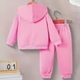 thumbnail image 5 of Zshosam Girls Outfits Fall Girls' Baby and Toddler Hoodie Sweatshirt Knit Top and Pant Set Size 12 18 Months,(Pink 12-18 Months), 5 of 9