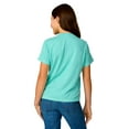 thumbnail image 3 of Free Country Girls' Microtech® Graphic Crew Neck Shirt Seafoam XL, 3 of 3