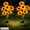 Six Sunflower Heads-2Pcs, variant on Keyohome 2 Packs Solar Garden Lights LED Outdoor Waterproof Decorative Sunflower Ornaments Stake Lights for Pathway Landscape Lamp Patio Fence Yard Lighting Outdoor Decor