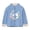 Blue, variant on Kids Dress Coats for Baby Girls Tang Jacket Chinese New Year Traditional Outerwear Clothing Red 12-18 Months