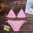 thumbnail image 1 of MYG Ensemble Bikini String pour Femmes Maillot de Bain Sexy Style Bandage Brésilien Été, 1 of 9