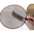 thumbnail image 4 of Cepillo De Mano De Metal Convexo, 1 Fila De Acero Latonado, Cepillado Y Limpieza De Superficies Metálicas, Uso Ocasional O Intensivo 23,3 * 5,3 Cm (Latón) 3 Piezas, 4 of 4