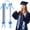 Blue and White, variant on 2026 Decoration Money Line Sash Decoration, Unique Design Decoration Supplies, Class of 2026 Ornaments, Graduation Party Favor, Graduation Gifts, Ideal for Graduates Gifts(Black and Gold,Classic)