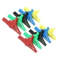 thumbnail image 1 of Power Test Clip, 4mm Jack Professional 10pcs Electrical Test Clamp Excellent Electrical Conductivity  For Electronic Instruments, 1 of 8