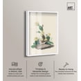 thumbnail image 2 of Prickly Pear Perch Shadowbox Print Botanical Art by Art Remedy, White Frame, 24 x 36, 2 of 6